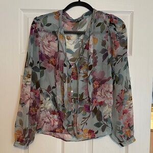 Zara Floral Blouse - Multicolor